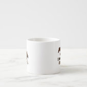 Ich besitze ein Pferderittenmädchen Espressotasse (Vorderseite)