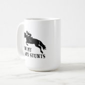 Ich besitze ein Pferderittenmädchen Kaffeetasse (Vorderseite Links)
