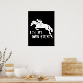 Ich besitze Pferdereiten Poster (Küche)