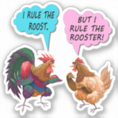 Ich bestelle den Rostaufkleber Aufkleber (Vorderseite)