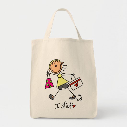 Ich bestelle Tshirts und Geschenke Tragetasche (Vorne)
