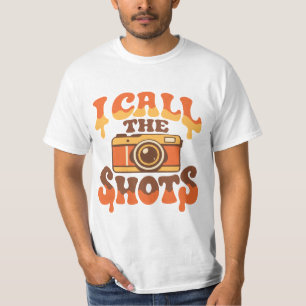 Ich bestimme die Regeln Vintage Groovy Kamera Foto T-Shirt