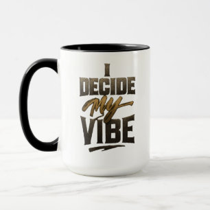 Ich bestimme meine Stimmung" – Kühnes metallisches Tasse