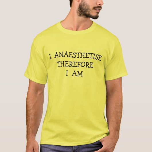 ICH BETÄUBE DESHALB MICH BIN T-Shirt (Vorderseite)