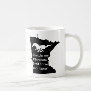 Ich betcha meine MN Bred Horns Runs schneller Kaff Kaffeetasse