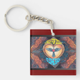 Ich bete für...Acrylic-Schlüsselanhänger Schlüsselanhänger