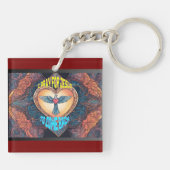 Ich bete für...Acrylic-Schlüsselanhänger Schlüsselanhänger (Rückseite)