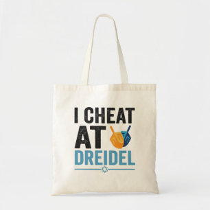 Ich betrüge beim Dreidel lustiges jüdisches Spiel Tragetasche