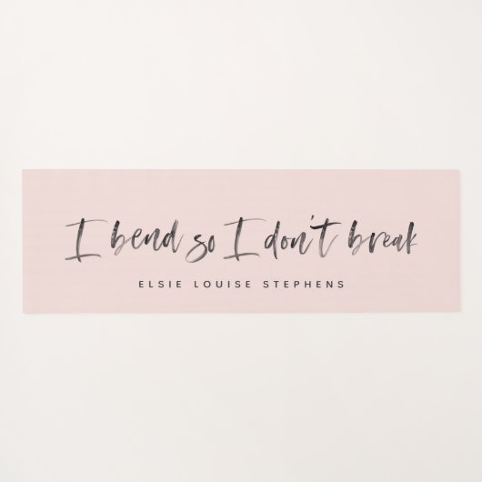 Ich beuge mich, damit ich keine Yogamattel kaputt  Yogamatte (Rückseite (Horizontal))