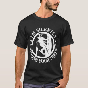 Ich beurteile deine Bäume schweigend, wenn du in d T-Shirt