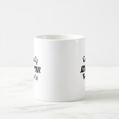Ich beurteile deine Schriftart-Entscheidung schwei Kaffeetasse (Mittel)