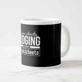 Ich beurteile deine Spreadsheets-Kostümgeschenk le Jumbo-Tasse (Vorderseite Rechts)