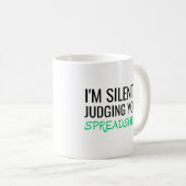 Ich beurteile Deine Tabelle stillschweigend Kaffeetasse (VorderseiteRechts)