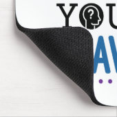 Ich beurteile Ihr Verhalten schweigend Mousepad (Ecke)