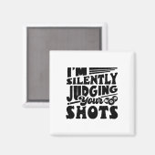 Ich beurteile Ihre Shots Pool Billard Pla Magnet (Vorderseite/Rückseite)