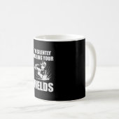 Ich beurteile Ihre Welten schweigend Kaffeetasse (VorderseiteRechts)
