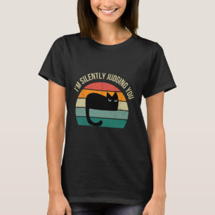 Ich beurteile Sie schweigend - Vintager Retro-Funn T-Shirt