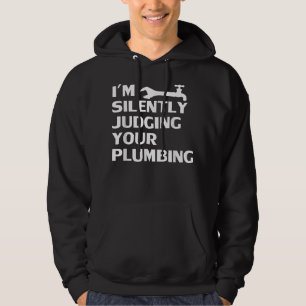 Ich beurteile stillschweigend deinen Klempner Fauc Hoodie