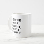 Ich bevorzuge den Gitarrist Kaffeetasse (Vorderseite Links)
