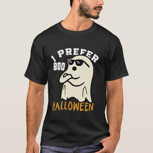 Ich bevorzuge Halloween Funny Ghost Matching Famil T-Shirt (Vorderseite)