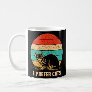 Ich bevorzuge Katzen Introvert Kat Antisocial Kitt Kaffeetasse