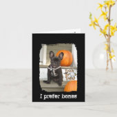 Ich bevorzuge Knochen Karte (Gelbe Blume)