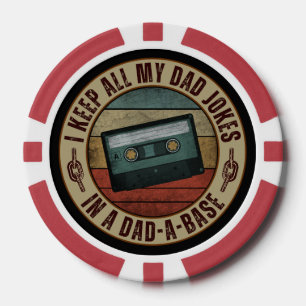 Ich bewahre all meine Papa-Witze in einer Papa-Dat Pokerchips
