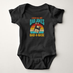 Ich Bewahre Alle Meine Papa-Witze In Einer Dad-A-B Baby Strampler