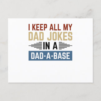 Ich Bewahre Alle Meine Papa-Witze In Einer Papa-Da Postkarte