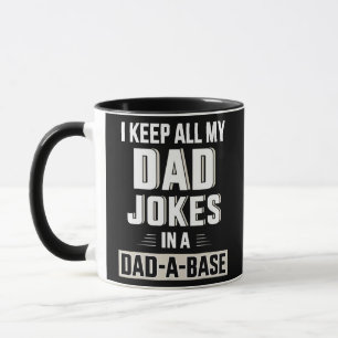 Ich Bewahre Alle Meine Papa-Witze In Einer Papa-Da Tasse