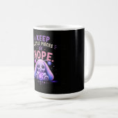Ich bewahre kleine Hoffnungssplitter Kaffeetasse (VorderseiteRechts)