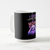 Ich bewahre kleine Hoffnungssplitter Kaffeetasse (Vorderseite Links)