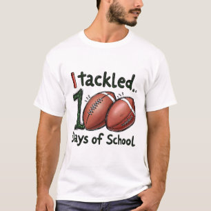 Ich bewältigte 100 Tage Schulfußball zum 100. Tag  T-Shirt