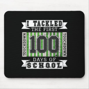 Ich bewältigte die ersten 100 Schultage - Vintage Mousepad