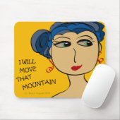 ICH BEWEGE DIESEN BERG MOUSEPAD (Mit Mouse)