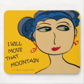 ICH BEWEGE DIESEN BERG MOUSEPAD (Vorne)