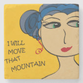 ICH BEWEGE DIESEN BERG STEINUNTERSETZER (Vorderseite)