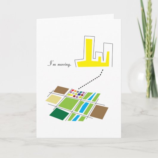 Ich bewege mich. karte (Vorderseite)