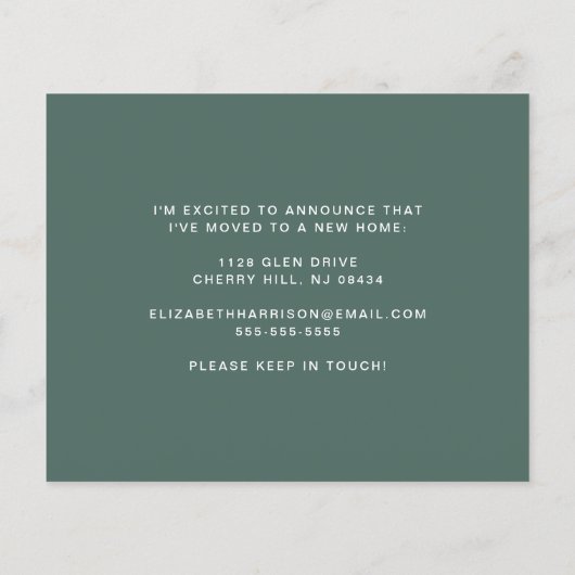 Ich bewegte Eukalyptus Greenerity Ankündigung (Rückseite)