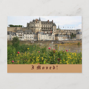 Ich bewegte mich! ankündigungspostkarte