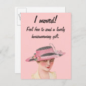 Ich bewegte mich! ankündigungspostkarte (Vorne/Hinten)