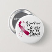 Ich beweise, dass Krebs besiegt werden kann Button (Vorne & Hinten)