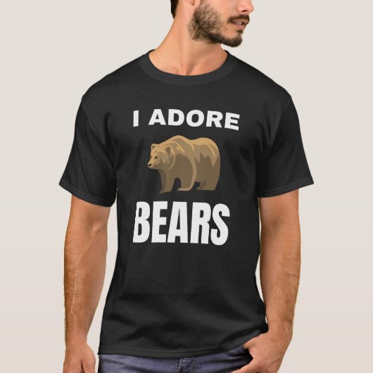 Ich bewundere Bären T-Shirt (Vorderseite)