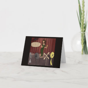 Ich bewundere meine Fans Punny Comic Greetingcard Karte