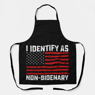 Ich bezeichne ihn als nicht bidenary Funny Biden T Schürze