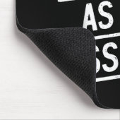 Ich bezeichne mich als eine hölzerne, lustige Sark Mousepad (Ecke)