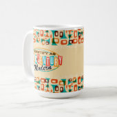 Ich bezeichne mich als moderne Kaffeezubereitungsm Kaffeetasse (Vorderseite Links)