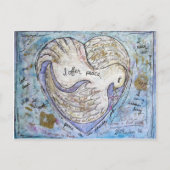 Ich biete Frieden an Postkarte (Vorderseite)