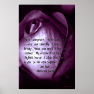 "Ich biete Ihnen Frieden…. an" Poster
