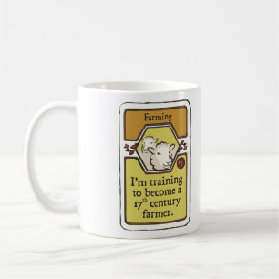 Ich bilde aus, um ein Bauer zu werden des 17. Kaffeetasse